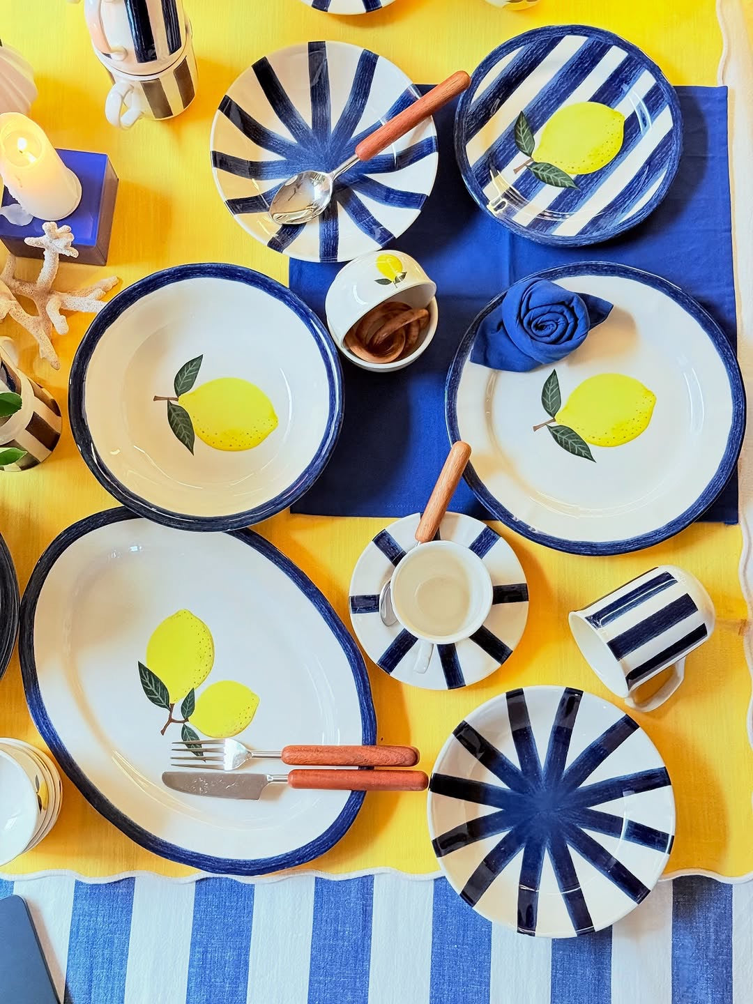 Sorrento Citrus Collection- 28-piece dinner set