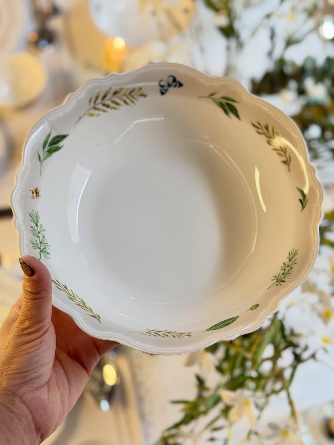 Verdant Garden Collection - 22-Piece Dinner Set