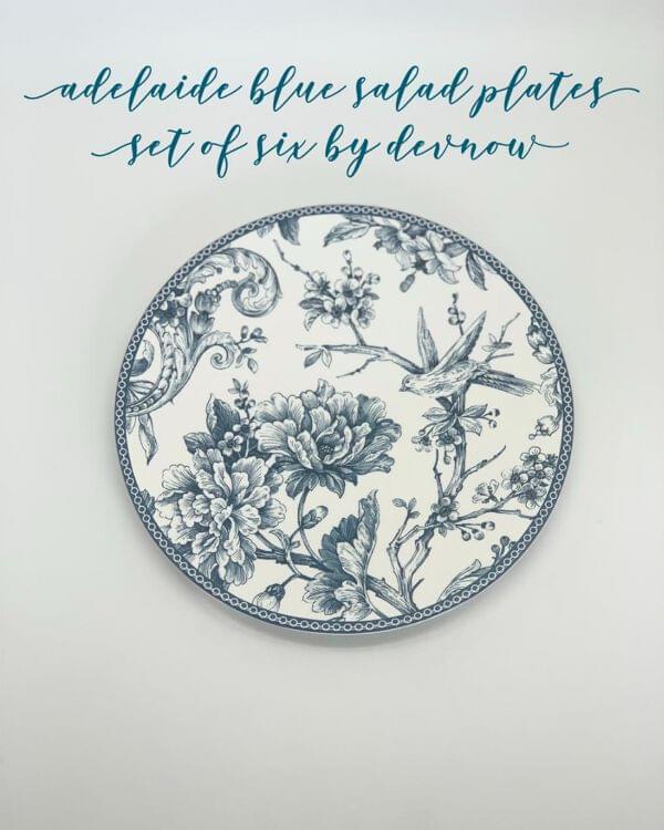 Adelaide Blue Quarter / Salad Plates
