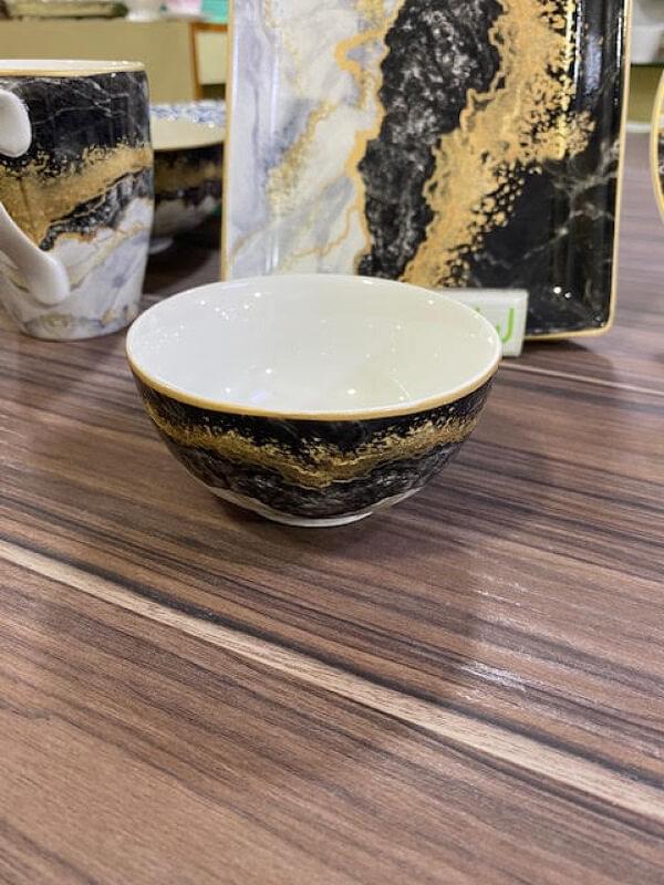 Marquina Gold Marble Small Bowls / Katori
