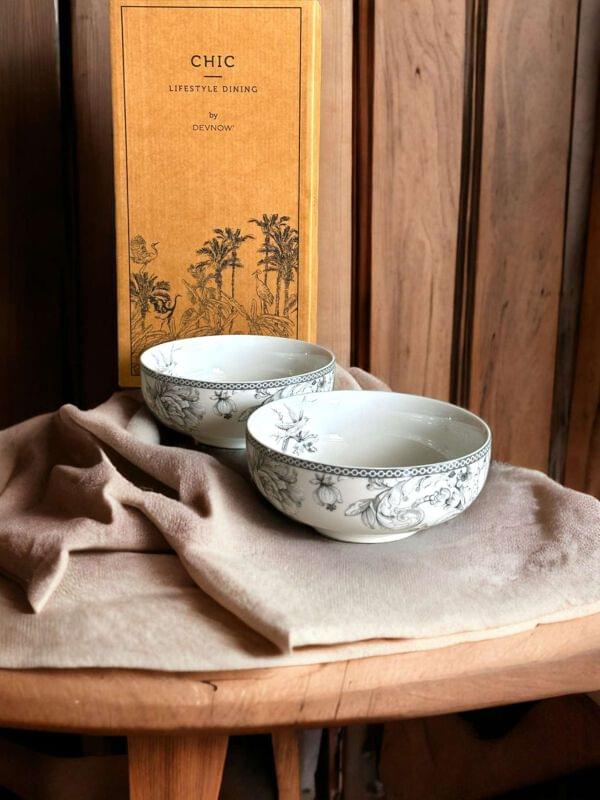 Adelaide Antique White Cereal Bowls