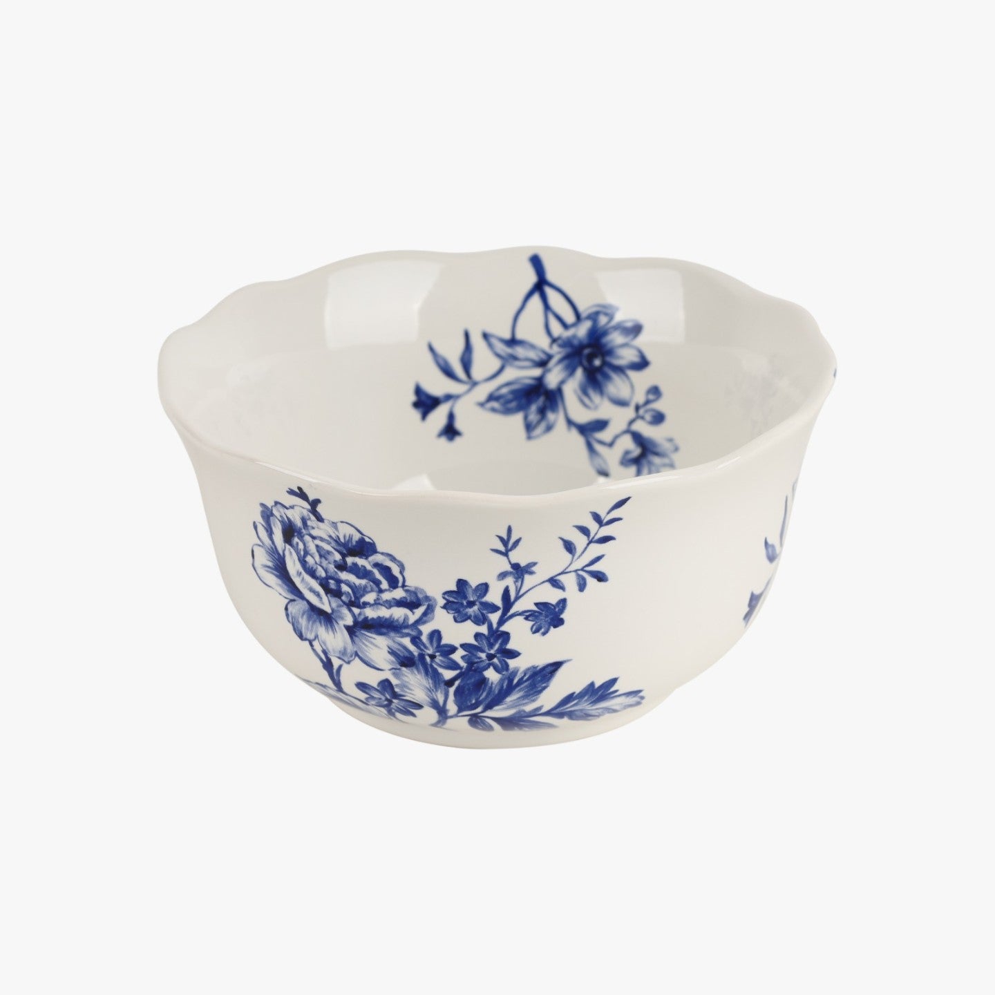 Blue Bloom Cereal Bowl (Set of 2 – 16 cm, 600 ml)