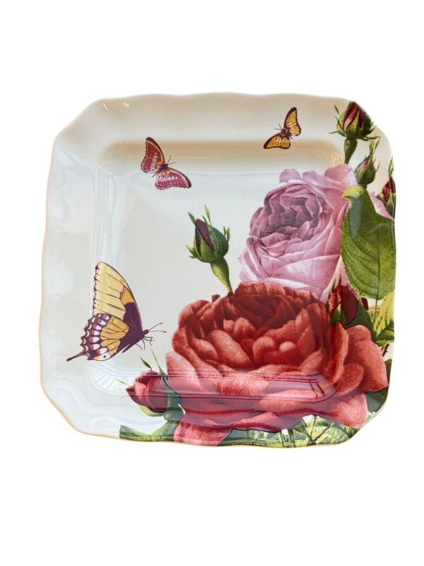 Becca Rose Square Appetizer Plates