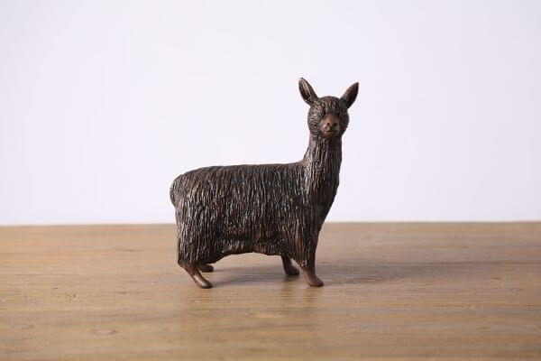 Llama Wenge Sculpture – Medium