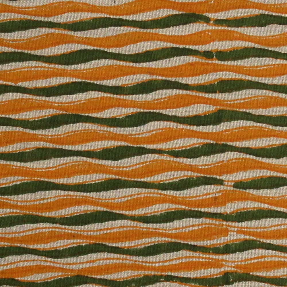 Hand Block Printed Mustard Color Sofa, Bed, Car Cushion Covers (16" X 16") - Elysian Home Decor