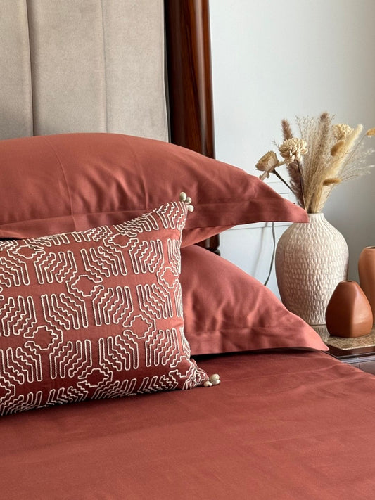 Madrid Terracotta Treasure Bedsheet Set - Elysian Home Decor