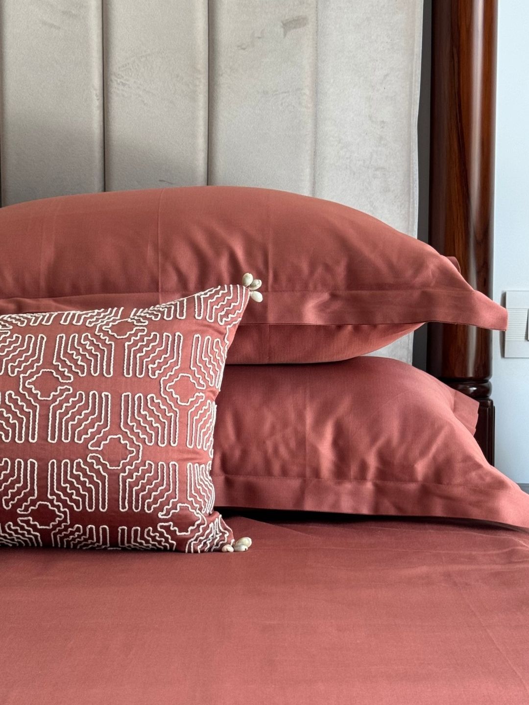 Madrid Terracotta Treasure Bedsheet Set - Elysian Home Decor