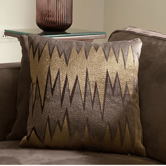 Decorative Ditsy Mousse Velvet Cushion Cover 16x16 - Elysian Home Decor