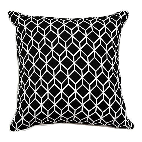 Sadyaska Black & White Dot Splutter Cushion Cover 16x16