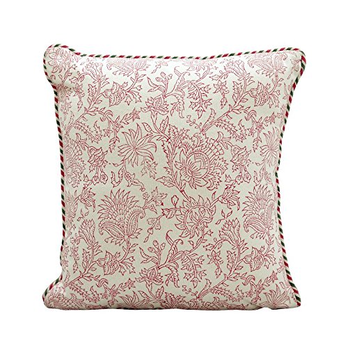 Sadyaska Hand Block Home Decore Print Throw Pillow Case Cushion Cover 16x16