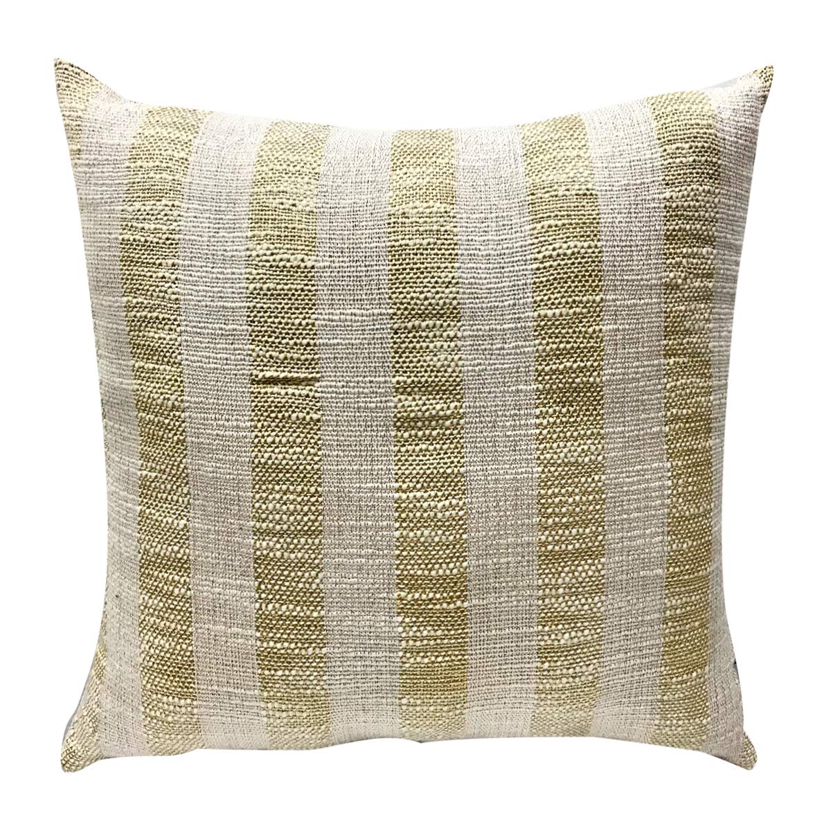 Sadyaska Decorative Hand Weaving Sofa Pillow Cushion Cover Golden & Beige 16x16