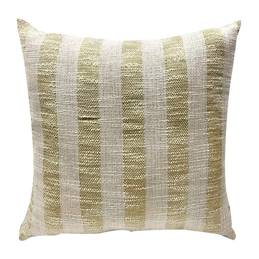 Sadyaska Decorative Hand Weaving Sofa Pillow Cushion Cover Golden & Beige 16x16