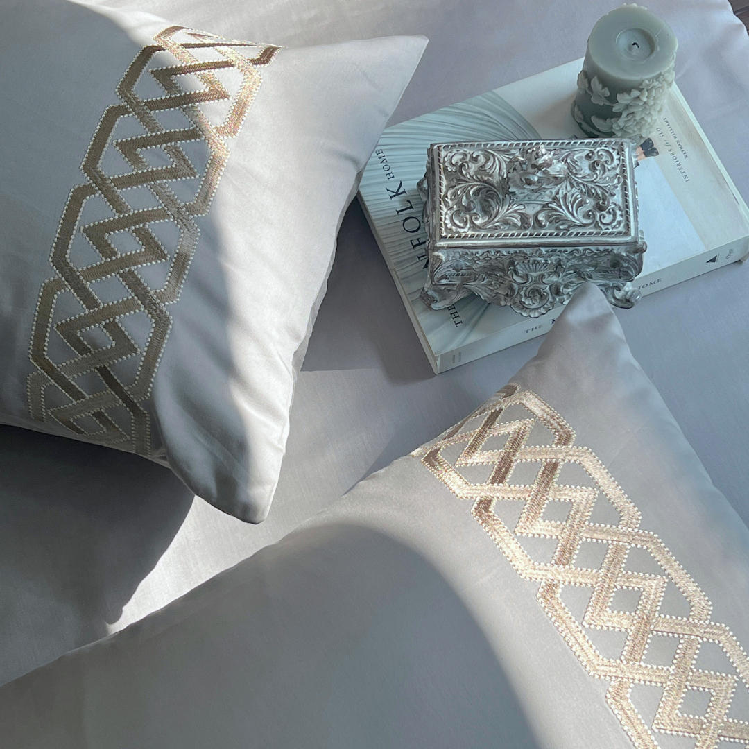Austin Silver Dreams Bedsheet - Elysian Home Decor