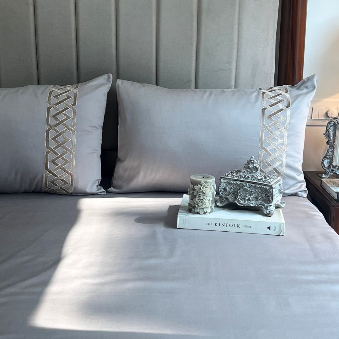 Austin Silver Dreams Bedsheet - Elysian Home Decor