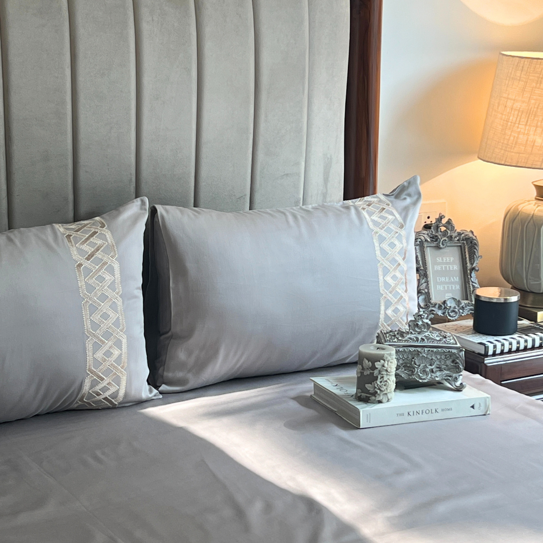 Austin Silver Dreams Bedsheet - Elysian Home Decor