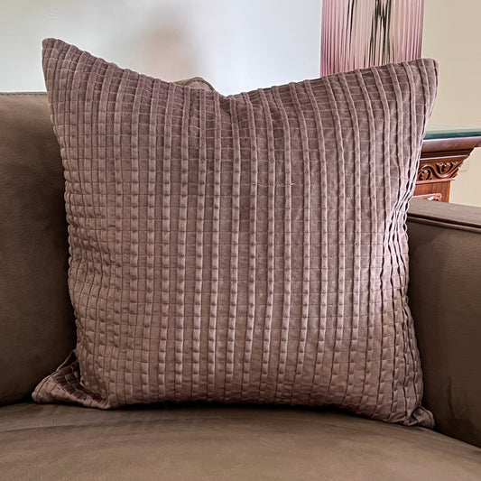 Decorative Bello Lilac Velvet Cushion Cover 16x16