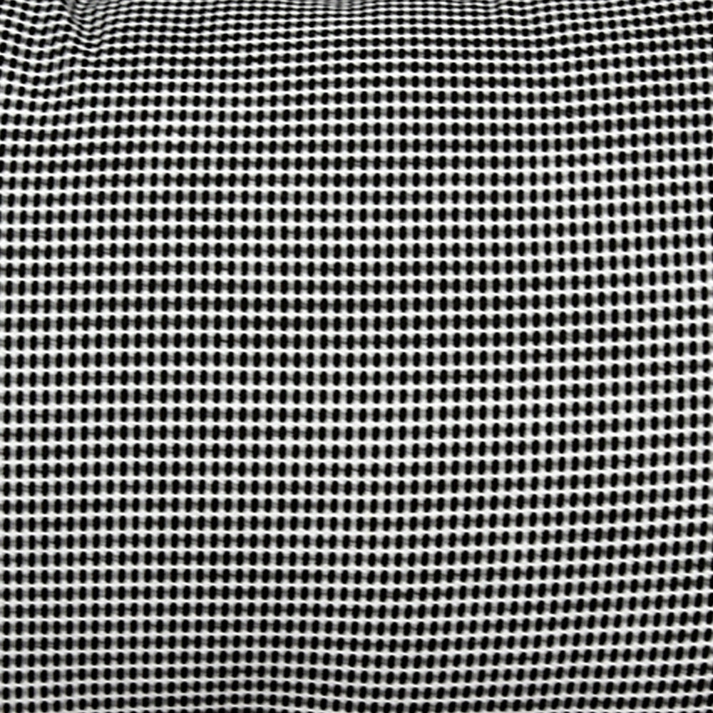 Black & White Cushion Cover 12x18 Check Design