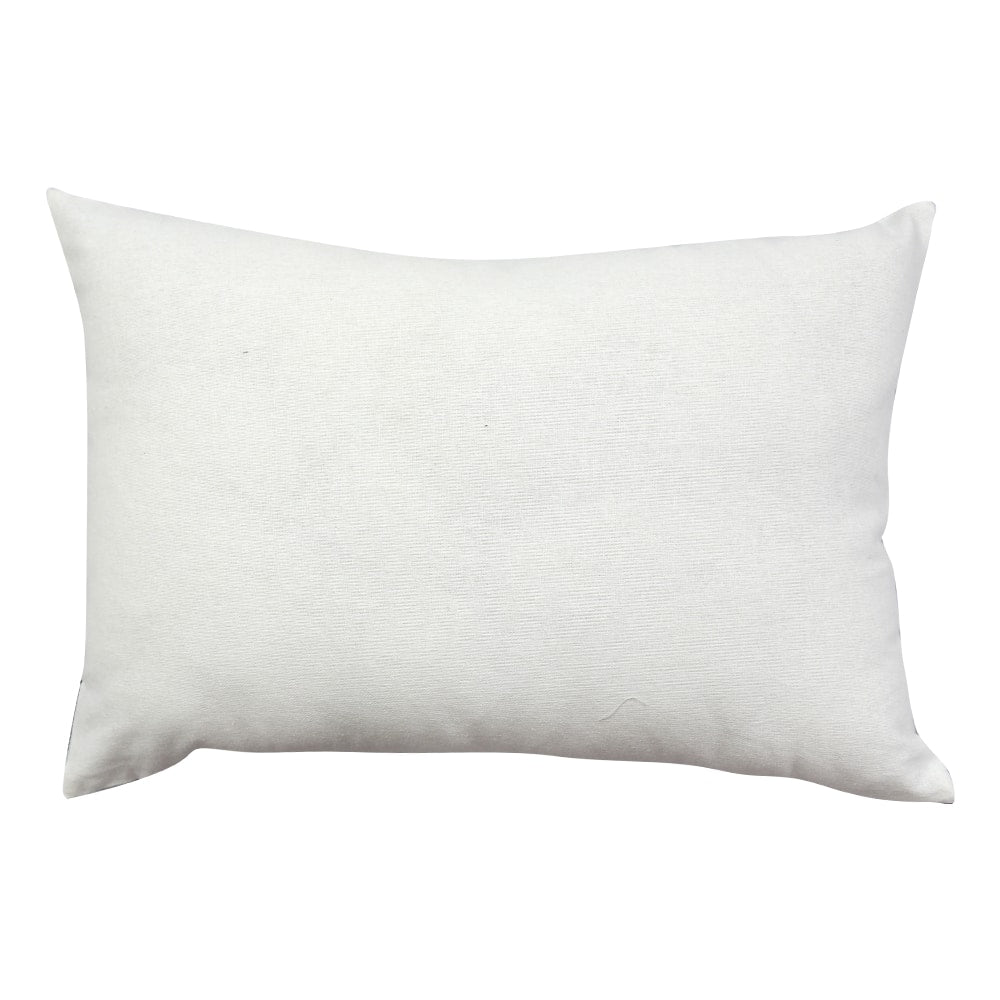 Black & White Cushion Cover 12x18 Check Design
