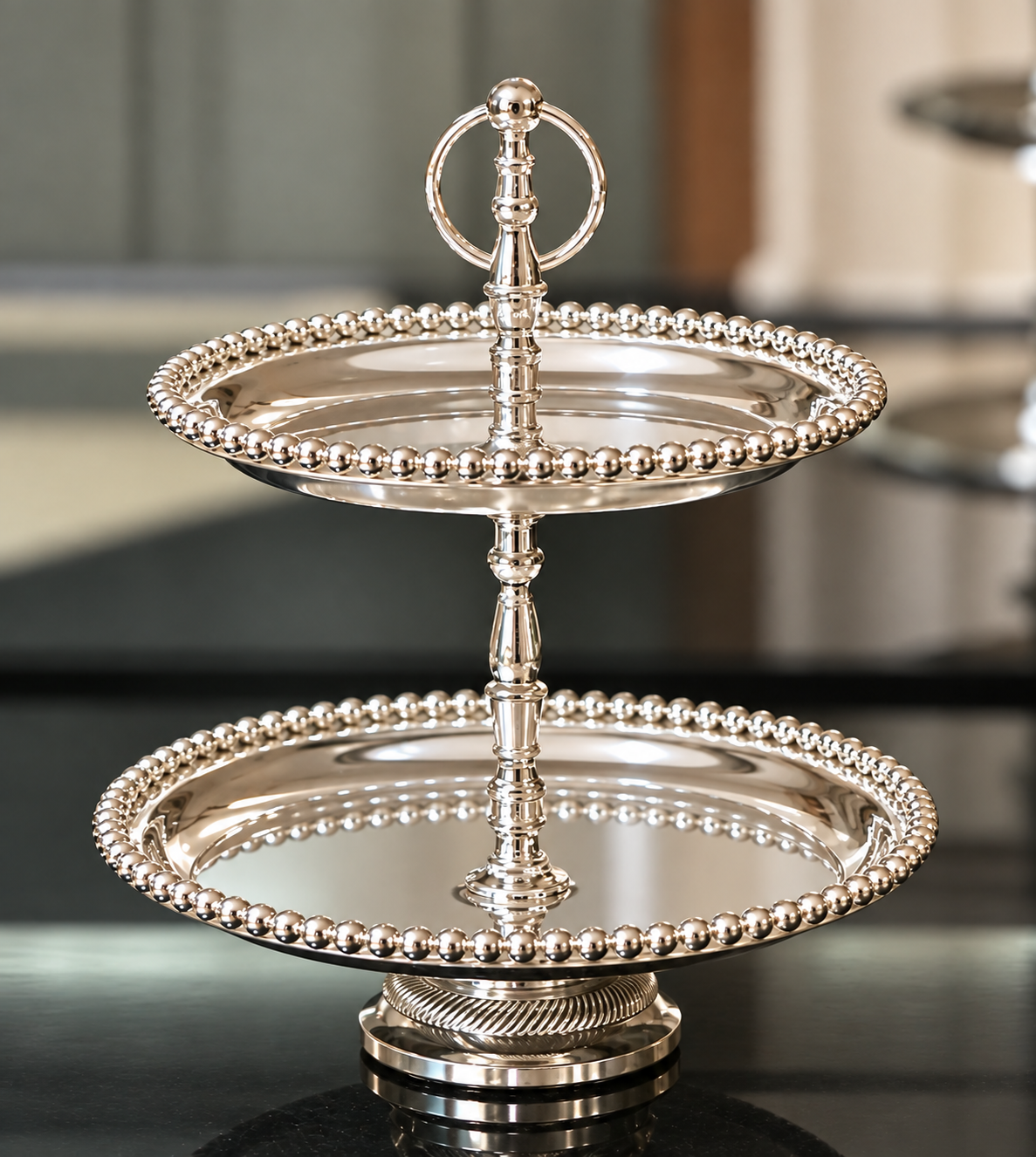Celeste Two-Tier Cake Stand