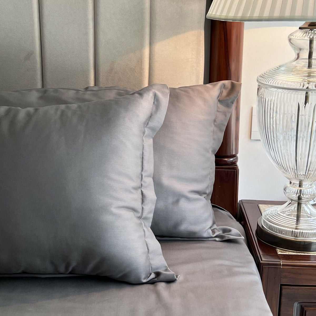 Luxe Elephant Grey Bedsheet - Elysian Home Decor