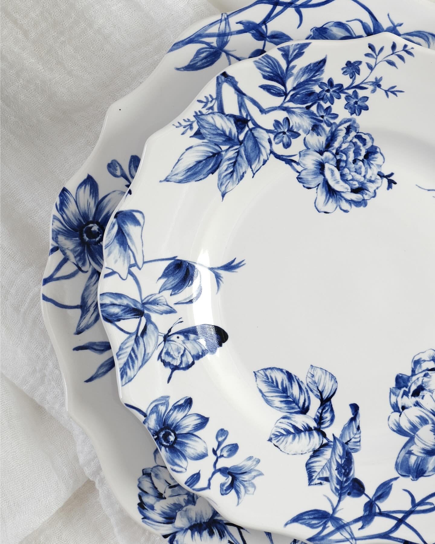 Blue Bloom Dinner Plate (Set of 6 – 26.5 cm)