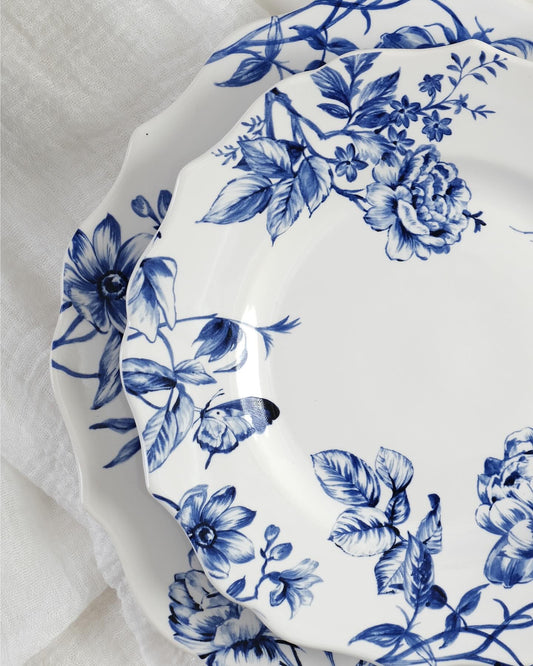 Blue Bloom Dinner Plate (Set of 6 – 26.5 cm)