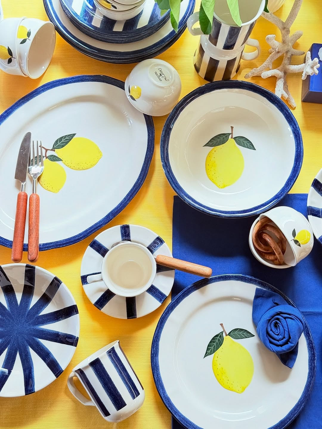 Sorrento Citrus Collection- 28-piece dinner set