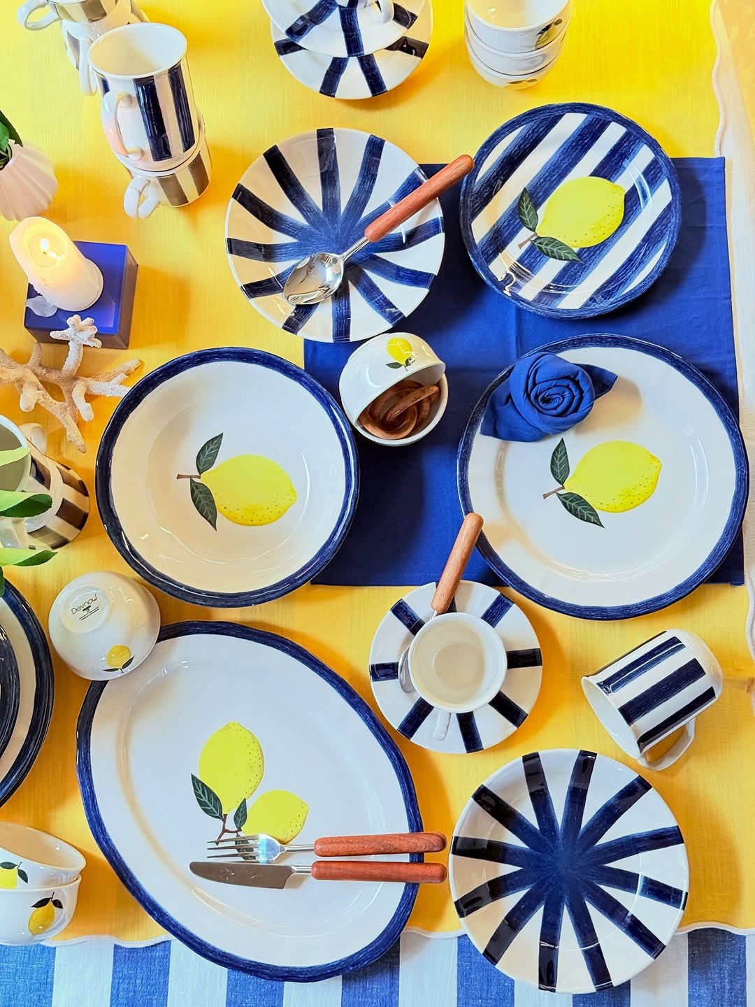 Sorrento Citrus Collection- 28-piece dinner set