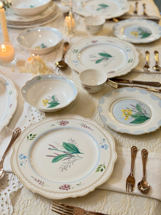 Heritage Blossom Collection - 22-Piece Dinner Set