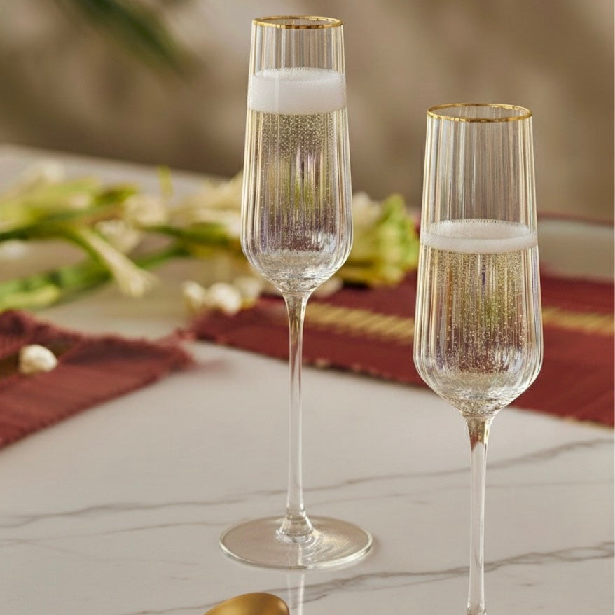 Vidrio Champagne Glass set of 6 - Stemware and Champagne Flutes