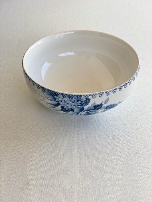 Bijou Rose Navy Cereal Bowls