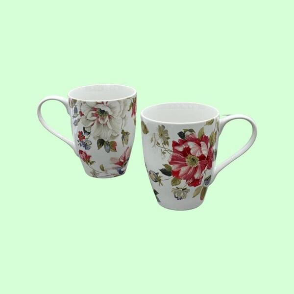 Oriana White Coffee Mugs