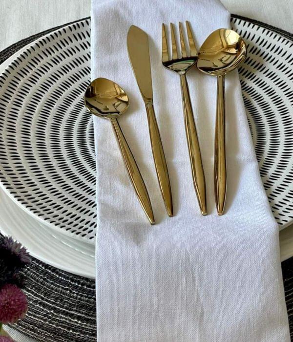 Cairo Gold Cutlery Set of 24