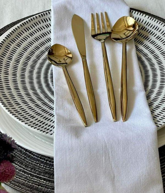 Cairo Gold Cutlery Set of 24
