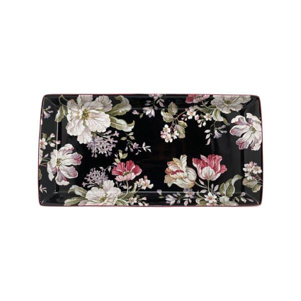 Gisela Black Rectangular Platter