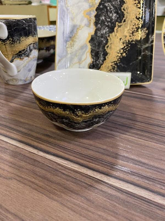 Marquina Gold Marble Small Bowls / Katori