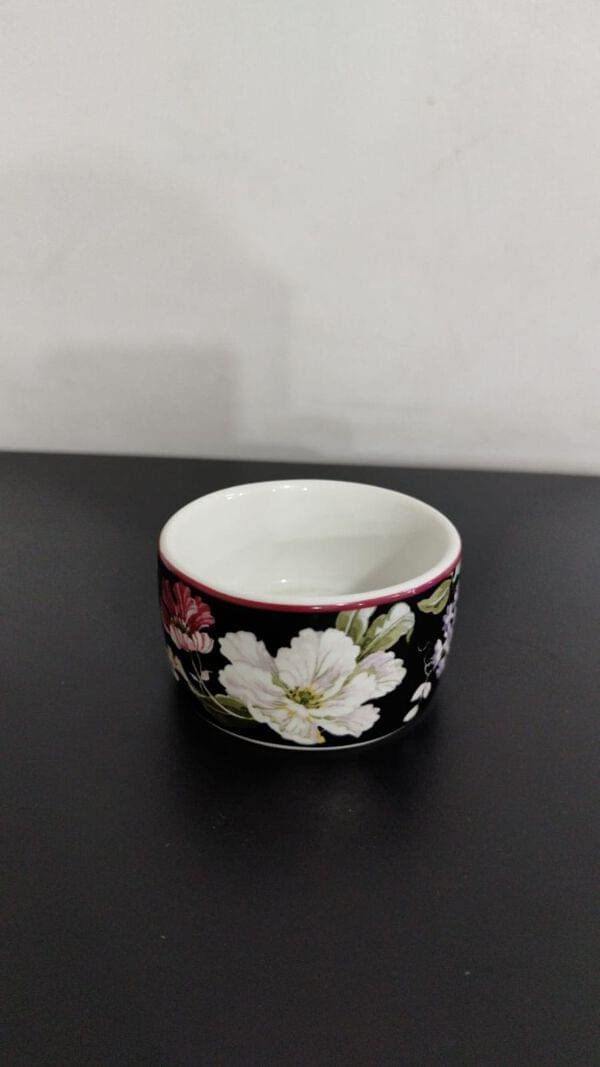 Gisela Black Round Dip Bowl