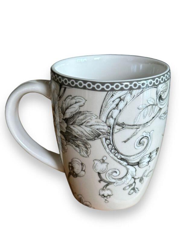 Adelaide Antique White Coffee Mugs