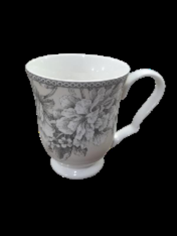 Adelaide Antique White Footed Mugs