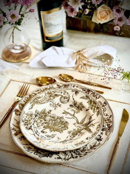 Adelaide Gold Dinner Plates