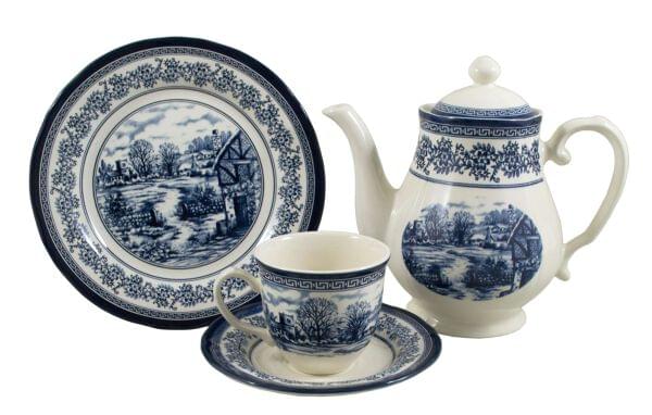 Halcyon Blue Tea Set