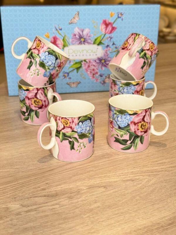 Bloomscape Blush Mugs