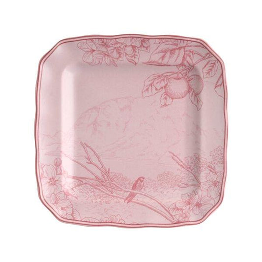 Hudson Pink Square Appetizer Plates