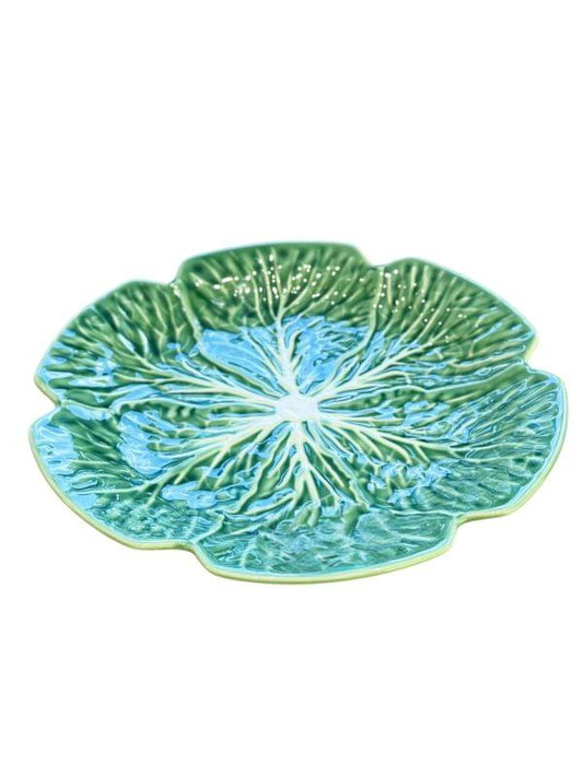 Verde Cabbage Leaf Dinner Plate