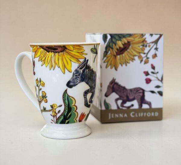 Jenna Clifford Zebra Footed Mug