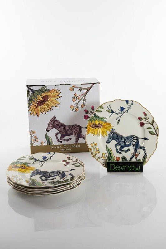 Jenna Clifford Zebra Side Plates