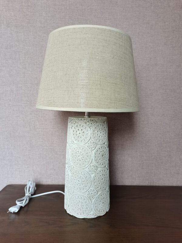Aveline White Table Lamp