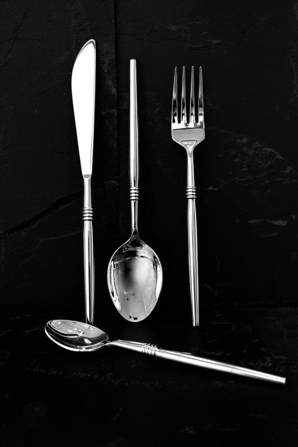 Trioband Silver Cutlery Set of 24