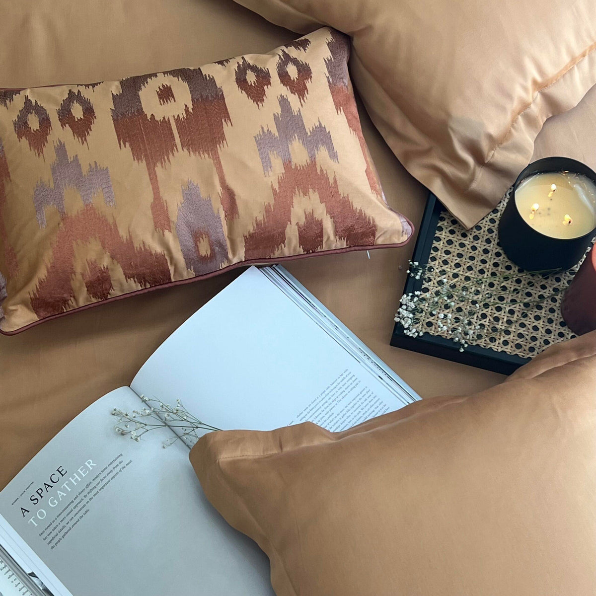 Majestic Honey Mustard Treasure Bedsheet - Elysian Home Decor