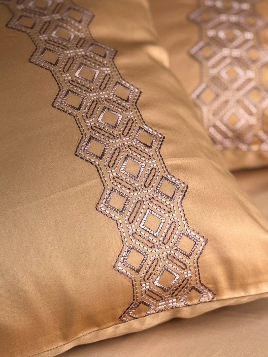 Cora Honey Mustard Dreams Bedsheet Set - Elysian Home Decor